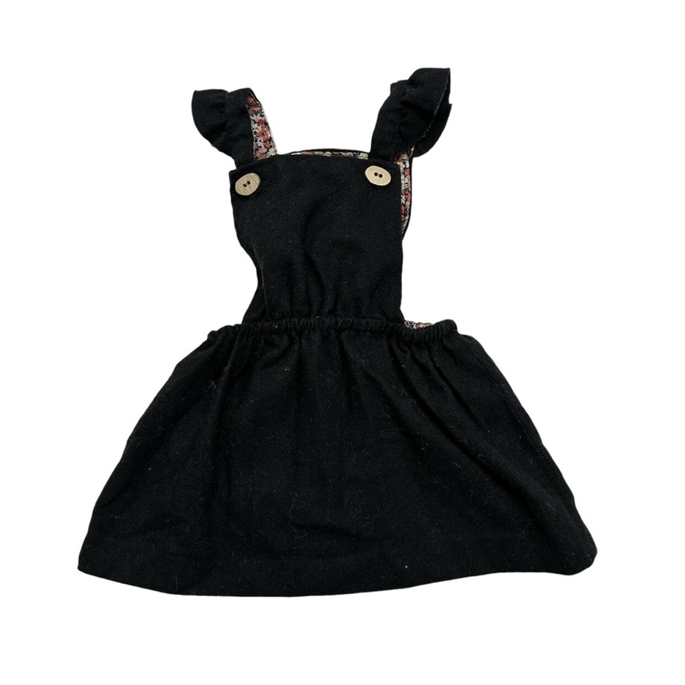 Zara Black Dress with Floral Lining